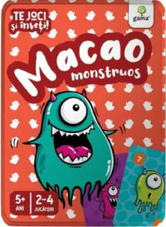 Coperta cărții Macao monstruos. Te joci si inveti