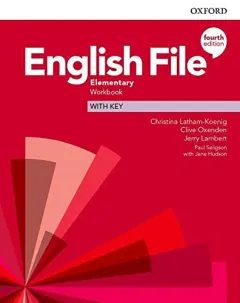 Coperta cărții English File 4E Elementary Workbook with Key
