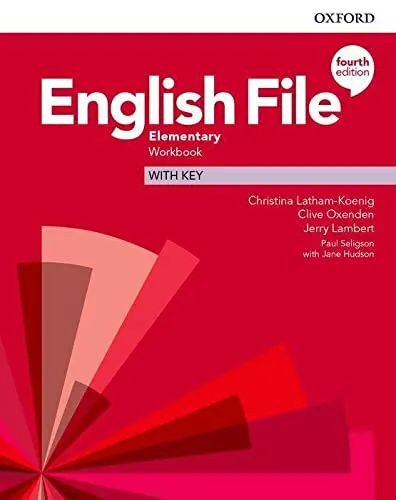 Coperta cărții English File 4E Elementary Workbook with Key