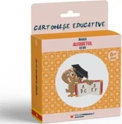 Coperta cărții Invata Alfabetul cu BU (31 de cartonase educative)