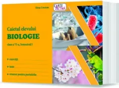 Coperta cărții Caietul elevului. Biologie, clasa a VI-a, Semestrul I