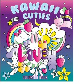 Coperta cărții Kawai Cuties Coloring Book