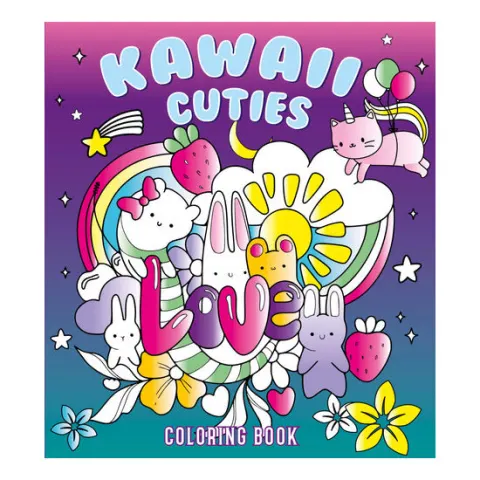 Coperta cărții Kawai Cuties Coloring Book