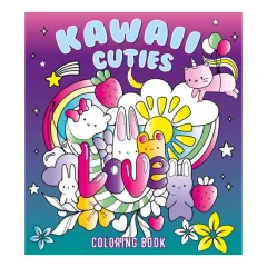 Coperta cărții Kawai Cuties Coloring Book