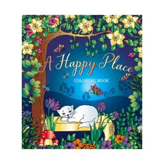 Coperta cărții Happy place coloring book