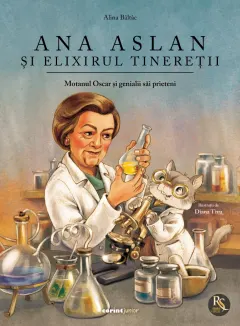 Coperta cărții Ana Aslan și elixirul tinereții, cu autograf