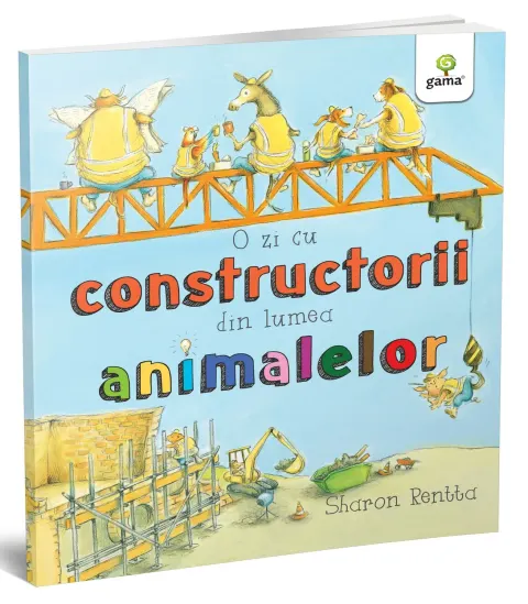 Coperta cărții O zi cu constructorii din lumea animalelor