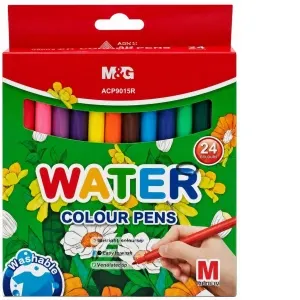 Coperta cărții Set 24 carioci M&&G, varf M, cerneala pe baza de apa