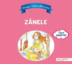 Coperta cărții Povesti. Citim cu litere mari. Zanele