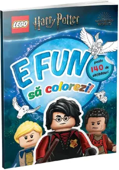 Coperta cărții Lego Harry Potter: E fun sa colorezi! Carte de colorat cu abtibilduri