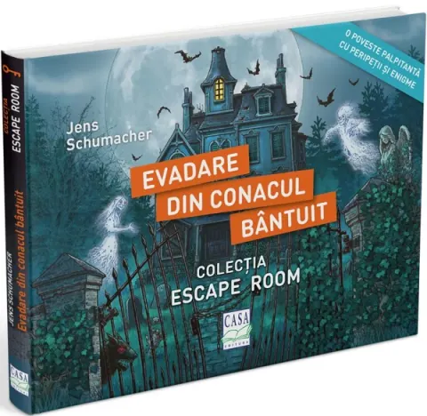 Coperta cărții Evadare din conacul bântuit