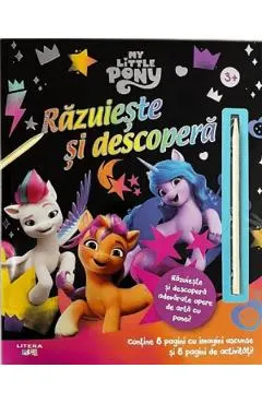 Coperta cărții My Little Pony. Razuieste si descopera
