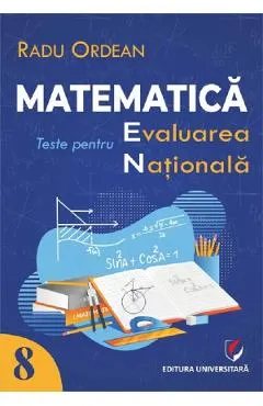 Coperta cărții Matematica - Clasa 8 - Teste pentru Evaluarea Nationala