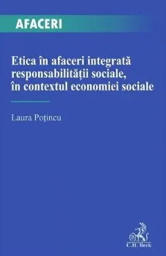 Coperta cărții Etica in afaceri integrata responsabilitatii sociale, in contextul economiei sociale