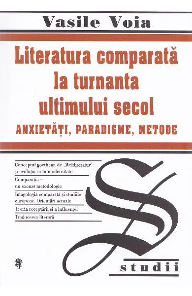 Coperta cărții Literatura comparată la turnanta ultimului secol