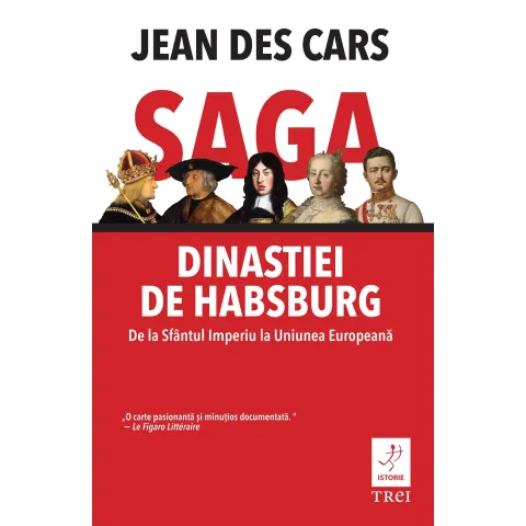 Coperta cărții Saga dinastiei de Habsburg
