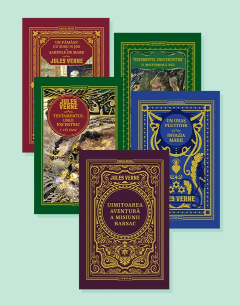 Coperta cărții Pachet 1 Jules Verne (5 volume)