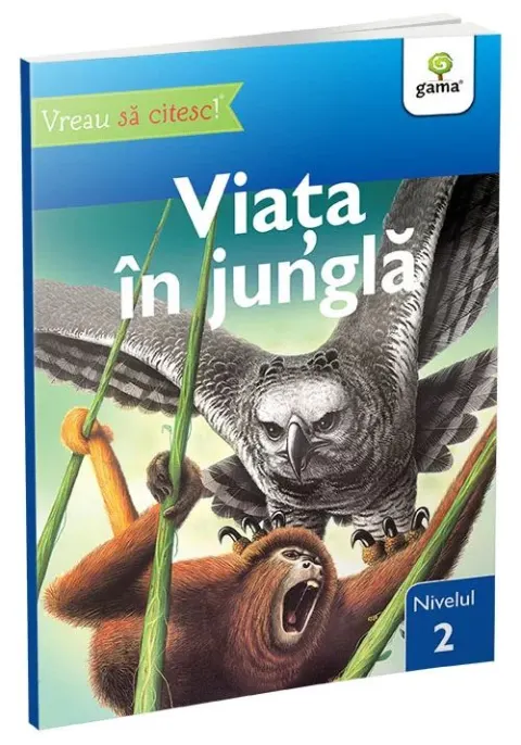 Coperta cărții Viata in jungla • nivelul 2