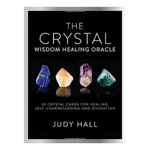 Coperta cărții Crystal Wisdom Healing Oracle 50 Oracle Cards for Healing, Self Understanding and Divination