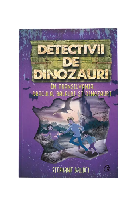 Coperta cărții Detectivii de dinozauri in Transilvania