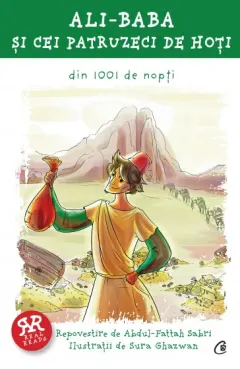 Coperta cărții Ali-Baba și cei patruzeci de hoți (repovestire)