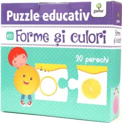Coperta cărții Puzzle educativ: Forme si culori