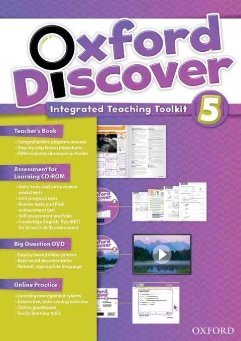 Coperta cărții Oxford Discover 5 Integrated Teaching Toolkit- REDUCERE 50%