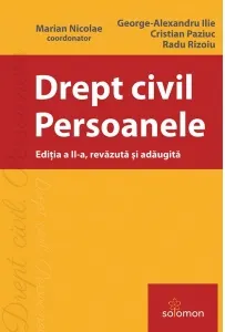 Coperta cărții Drept civil. Persoanele Editia a II-a