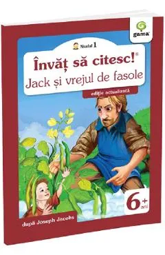 Coperta cărții Invat sa citesc! Nivelul 1 Jack si vrejul de fasole
