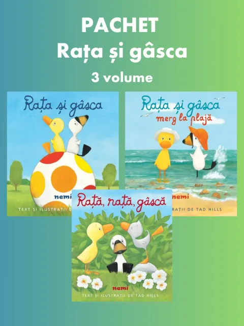 Coperta cărții Pachet Rața și gâsca 3 vol.