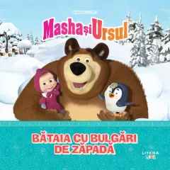 Coperta cărții Masha si Ursul. Bataia cu bulgari de zapada