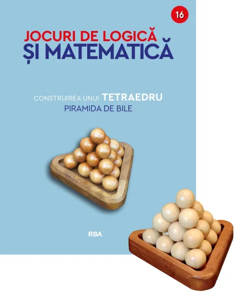 Coperta cărții Construirea unui tetraedru. Piramida de bile. Numarul 16
