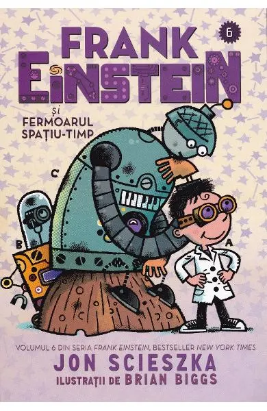 Coperta cărții Frank Einstein și Fermoarul Spațiu-Timp