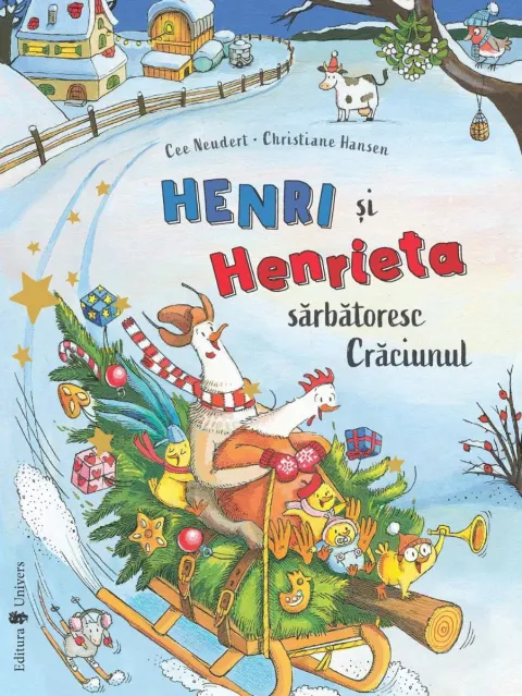 Coperta cărții Henri și Henrieta sărbătoresc Crăciunul