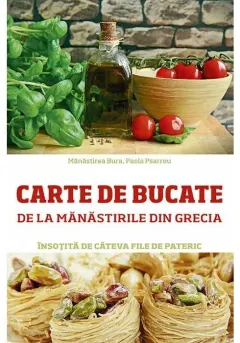 Coperta cărții Carte de bucate de la manastirile din Grecia