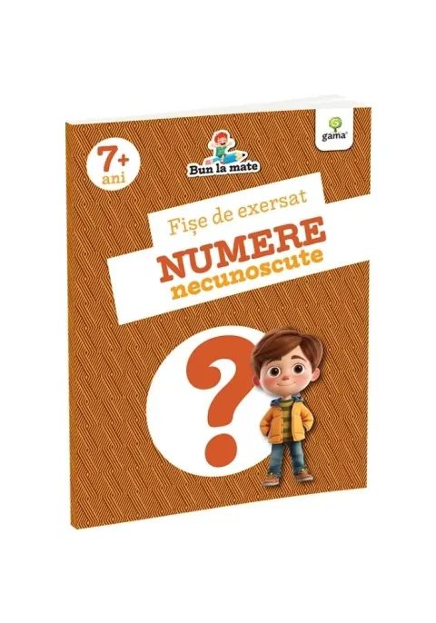 Coperta cărții Fise de exersat NUMERE NECUNOSCUTE