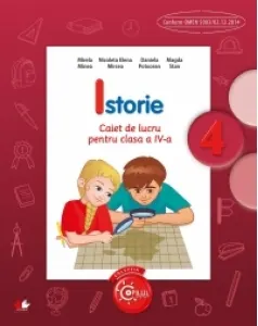 Coperta cărții Istorie. Caiet de lucru. Clasa a IV-a