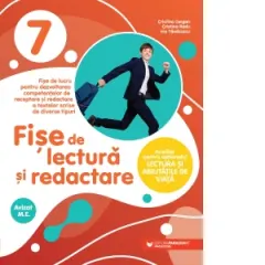 Coperta cărții Fise de lectura si redactare. Clasa a VII-a