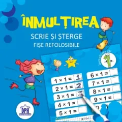Coperta cărții Inmultirea - Scrie si sterge. Fise refolosibile