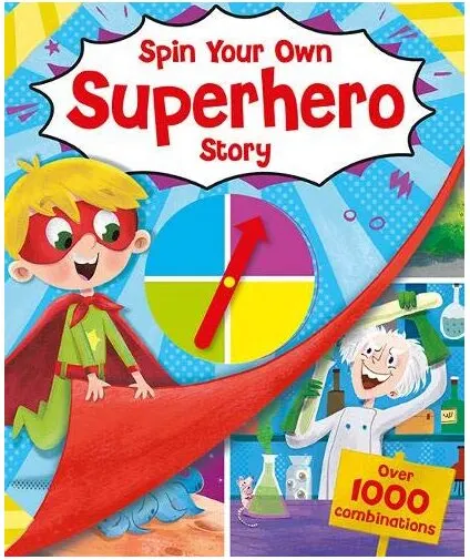 Coperta cărții Spin Your Own Story - Superhero
