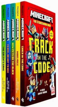 Coperta cărții Minecraft Stonesword Saga Series 5 Books
