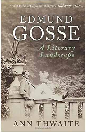 Coperta cărții Edmund Gosse a Literary Landscape