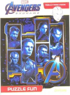 Coperta cărții Avengers End Game Puzzle Fun