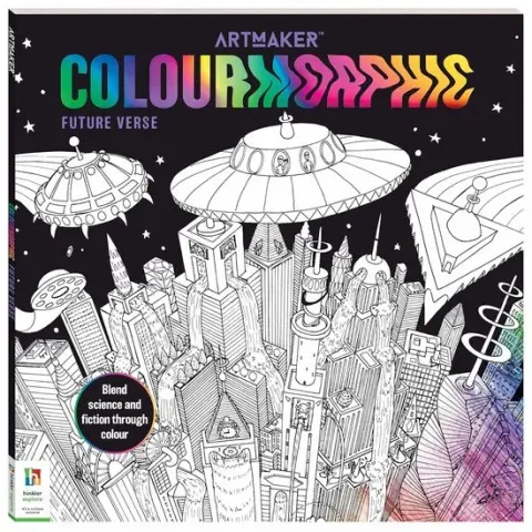 Coperta cărții Art Maker - Colourmorphic Colouring Book - Future Verse