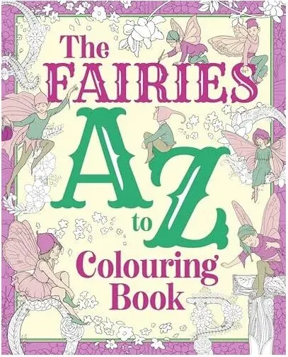 Coperta cărții The Fairies A to Z Colouring Book