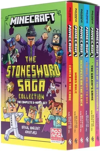 Coperta cărții Minecraft: The Stonesword Saga Collection - 6 Books Set