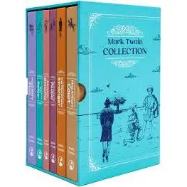 Coperta cărții The Mark Twain 6 Book Deluxe Hardback Collection Set - Mark Twain