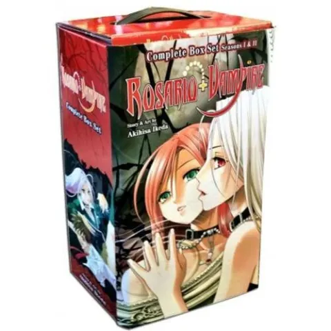 Coperta cărții Rosario + Vampire (Complete Box Set) (Seasons I & II) (24 Books Collection Box Set)