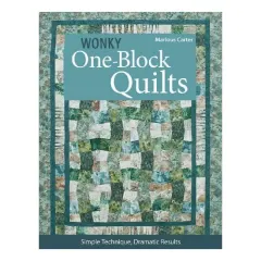 Coperta cărții Wonky one-block quilts