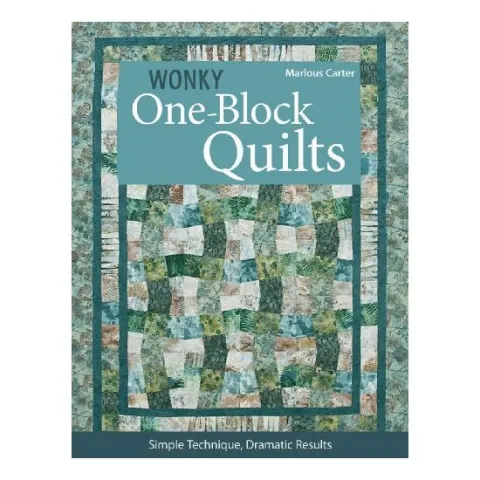 Coperta cărții Wonky one-block quilts